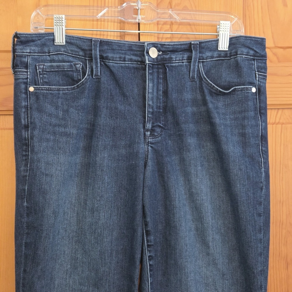 Athleta Sculptex Womens Skinny Jeans Blue Denim Dark Wash Stretch Size 8